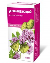 Чайный напиток, фильтр-пакет 2 г 20 шт Чайный напиток Алтай Успокаивающий с хмелем и душицей